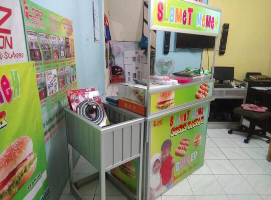 PAKET USAHA SOSIS BAKAR & BURGER
