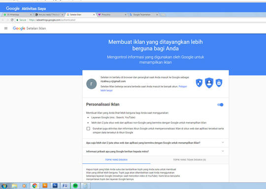 Merinding disko, Facebook dan Google simpan semua datamu ini. 