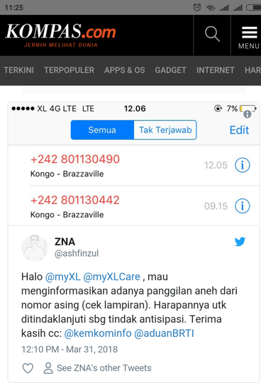 Dapat "Missed Call" dari Luar Negeri? Awas, Jangan Ditelepon Balik