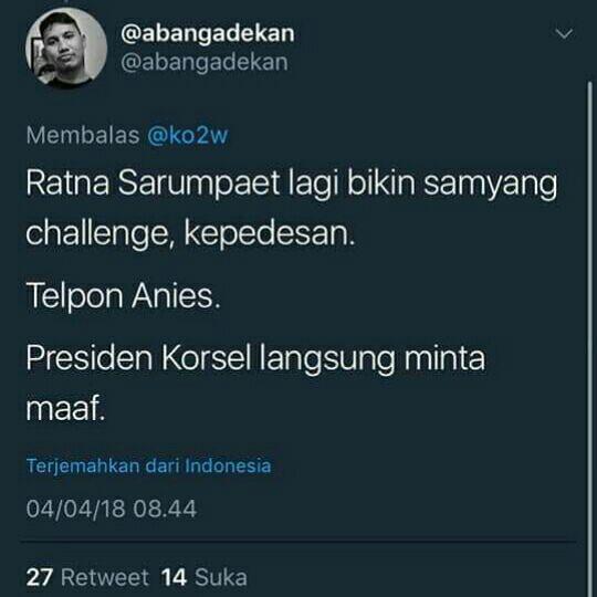 Bu Ratna Sarumpaet Jadi Ledekan Netizen. Kalian Ini.