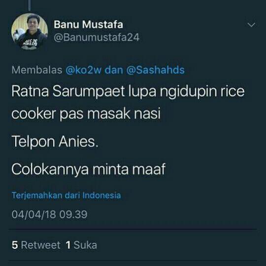 Bu Ratna Sarumpaet Jadi Ledekan Netizen. Kalian Ini.