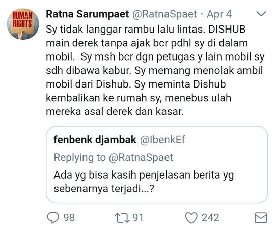 Bu Ratna Sarumpaet Jadi Ledekan Netizen. Kalian Ini.