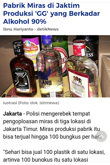 Gongseng Gaul, Minuman Oplosan Setan Buat Yang Bosan Dengan Kehidupan