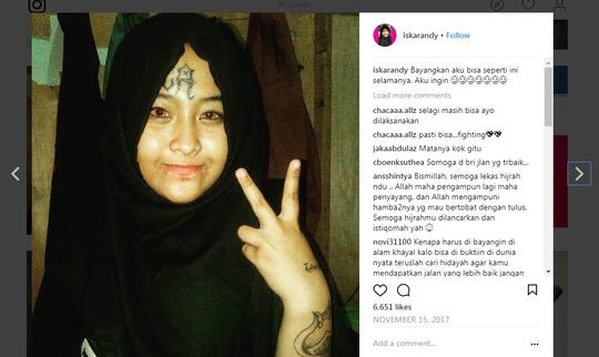 Tobatnya Cewek Punk Hijab Bertato Yang Lagi Viral Nih Gan!