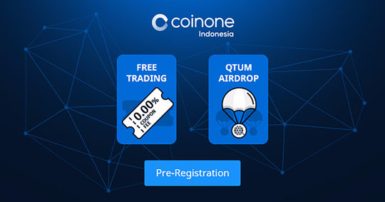 Event Airdrop COINONE INDONESIA Season #2 - Airdrop Qtum untuk 10.000 pendaftar