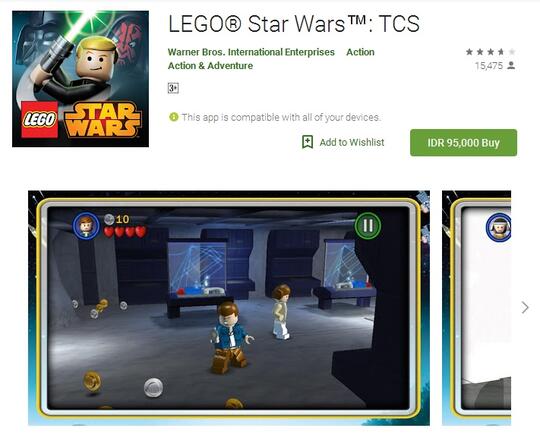 Top 5 Game bertema Star Wars