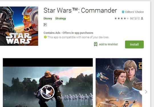 Top 5 Game bertema Star Wars