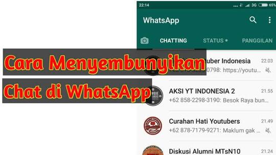 Privasimu Di Renggut Pasangan? Ini Cara Menyembunyikan Sebagian Chat WhatsAppmu