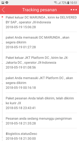 Jx Express Cek Resi