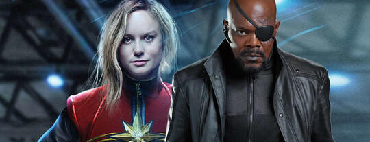 Captain Marvel Ungkap Penampakan Masa Muda Nick Fury