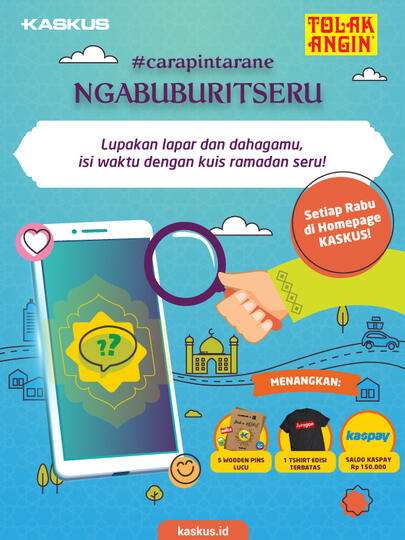 Daripada Bosan Nungguin Beduk Berbuka, Mending Ikutan Kuis #NGABUBURITSERU Aja!
