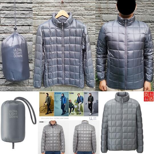 JAKET UNIQLO BULU ANGSA ULTRA LIGHT DOWN ULD/PARKA/HOODIE OUTDOOR JACKET BULANG COWOK