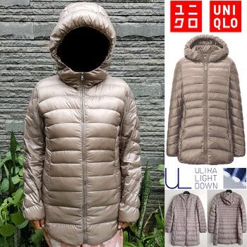 JAKET UNIQLO BULU ANGSA WOMEN ULTRA LIGHT DOWN PARKA/HOODIE/VEST/JACKET BULANG CEWEK