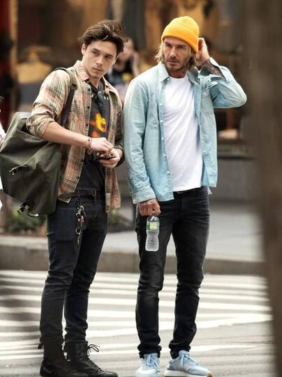 Bapak Rasa Sohib, Potret Keakraban David dan Brooklyn Beckham Ini Bikin Iri!