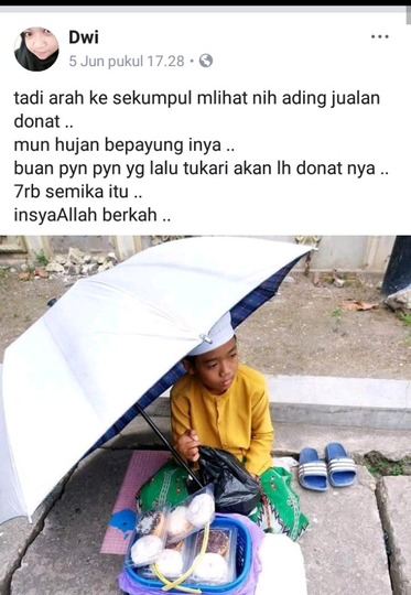 Dipromosikan Medsos, Dagangan Dua Anak Ini Jadi Laris Manis
