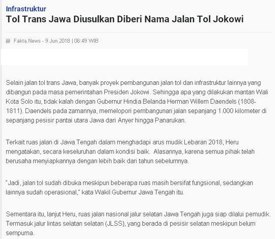 Ramai Spanduk 'Jalan Tol Pak Jokowi' Bertebaran saat Mudik