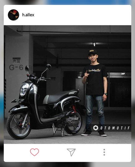 Mengenal Lebih Dalam. Modifikasi Motor Matic Yakni "Babylook's".