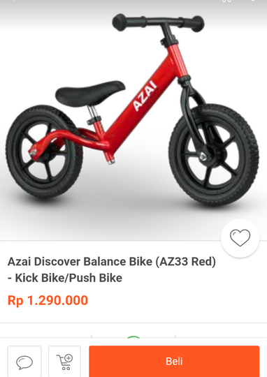 azai balance bike