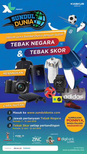 Menangkan Berbagi Hadiah dengan Jadi Juara SUNDUL DUNIA!