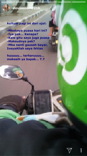 Cerita Dari Ramadan: Ojek Online