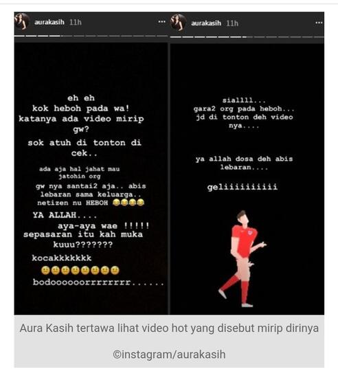 Aura Kasih 2018, Walau Diterpa Isu Video Mesum, Di Instagram Tetap Beraura