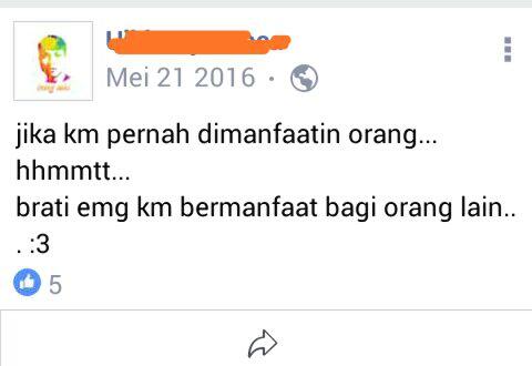 Status Sosmed Masa Lalu
