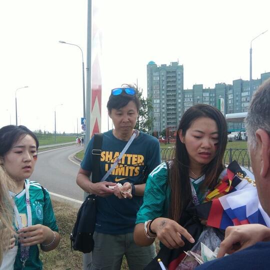 Babang GoJek Beruntung Bisa Nonton Langsung Piala Dunia ke Russia