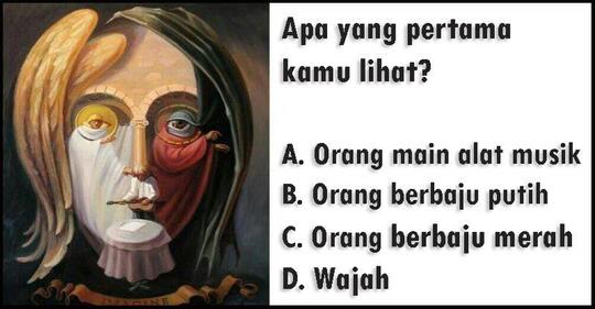 Tes Psikologi : Gambar Apa yang Pertama Kali Kamu Lihat ?