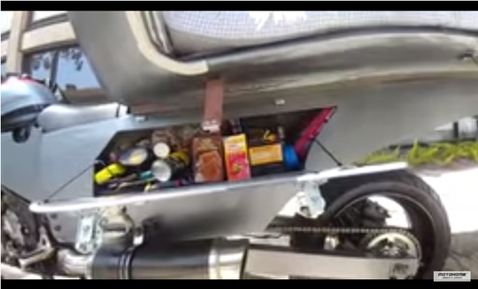 Serius! Motor Ini Ada Tempat Tidurnya