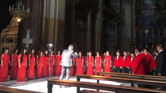 Paduan Suara Indonesia Juara 1 Di Italia