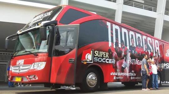 Akhirnya Timnas Indonesia Punya Bus Baru