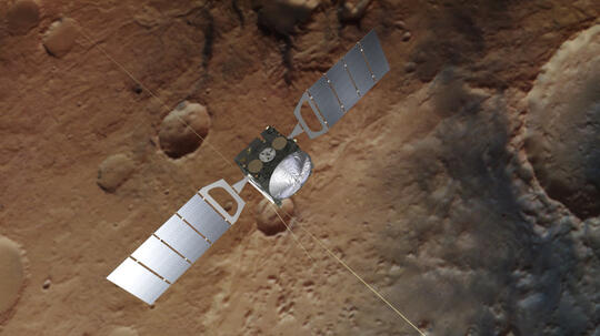 Mars Express ESA Berhasil Menemukan Air di Kutub Mars