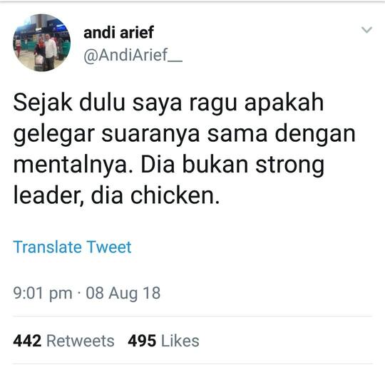 Andi Arief Mengaku Diperintah Partai Bicara soal Mahar Rp 500 Miliar