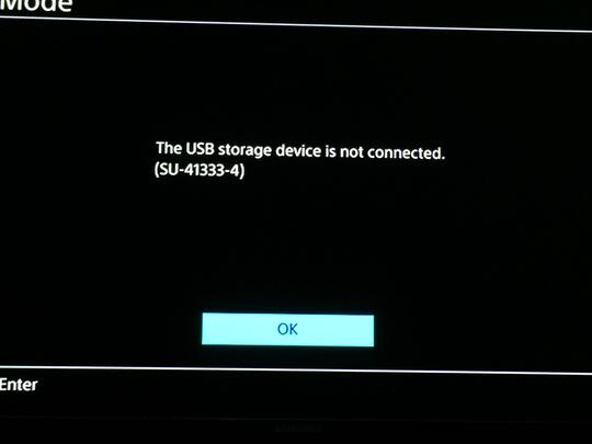 usb storage for ps4