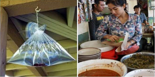 Oh Jadi Ini Maksud & Tujuan Ada Gantungan Plastik Berisi Air di Warteg