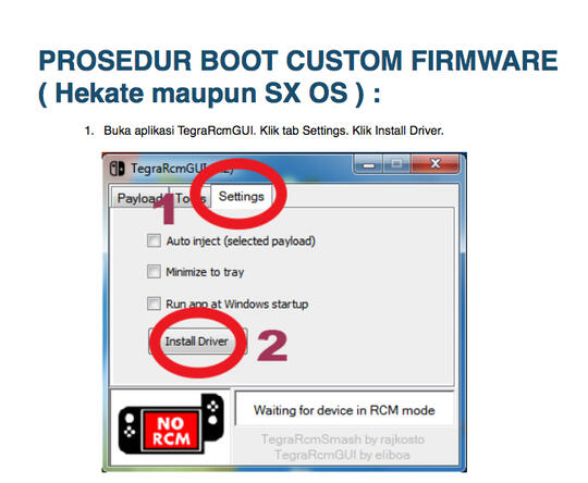 (SHARING) Nintendo Switch - Panduan Instalasi CFW to play XCI &amp; NSP - SX OS &amp; Hekate