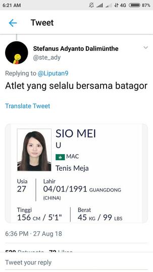 Nama-nama Nyeleneh Atlet di Asian Games 2018, Ngocok Perut Ane BRO !