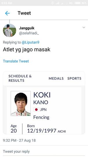 Nama-nama Nyeleneh Atlet di Asian Games 2018, Ngocok Perut Ane BRO !