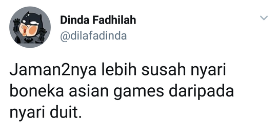 Mengenang souvenir Asian Games yang lucu2