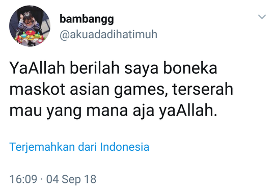 Mengenang souvenir Asian Games yang lucu2