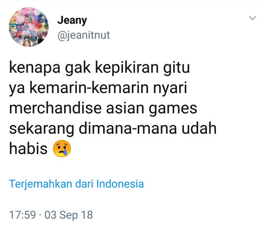Mengenang souvenir Asian Games yang lucu2