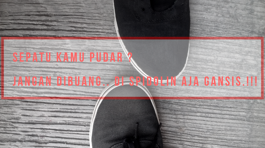 Sepatu Kamu Pudar? Jangan Dibuang, Di Repaint Pake Spidol Aja Gansis.!!
