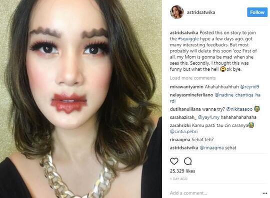 Serba Keriting, Alis dan Bibir Keriting Pernah Jadi Tren Make-up Terabsurd