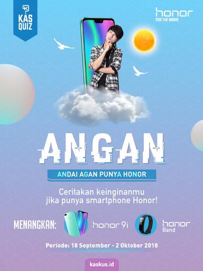 Jawab Pertanyaan Ini Untuk Miliki Smartphone Baru Honor 9i