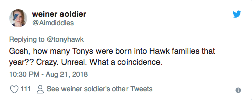 Curhatan Lucu Tony Hawk yang Sudah Tak Dikenali Lagi