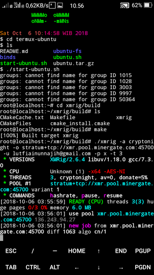 Cara memasang Xmrig Di android untuk mining Monero
