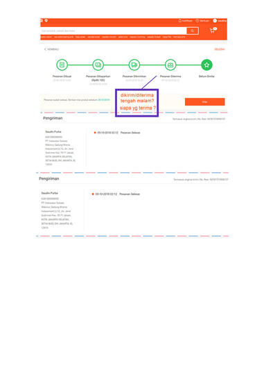 Barang Belum Sampai Tetapi Status Sudah Diterima Shopee