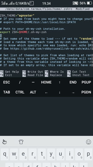 Cara mempercantik Tampilan Termux