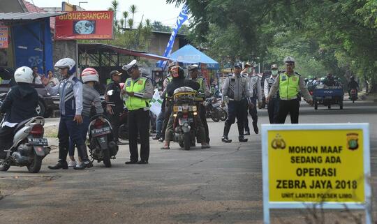 Operasi Zebra 2018, Perhatikan Larangan Berkendara Berikut Ini Gan