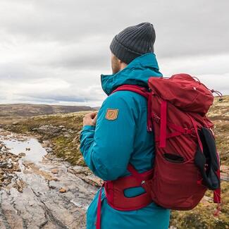 TAS CARRIER FJALLRAVEN FUNAS 35 OUTDOOR BACKPACK +COVER|DEUTER TNF OSPREY SUPREME REI